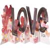 American Greetings Pop Up Wedding Card (A Wonderful Life)(Wedding LOVE hearts DOA)