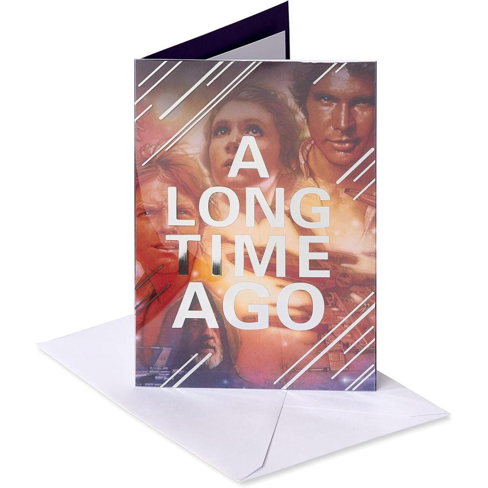 imageAmerican Greetings Displayable Pop Up Star Wars Birthday Card Grogu Amazing BirthdayA Long Time Ago