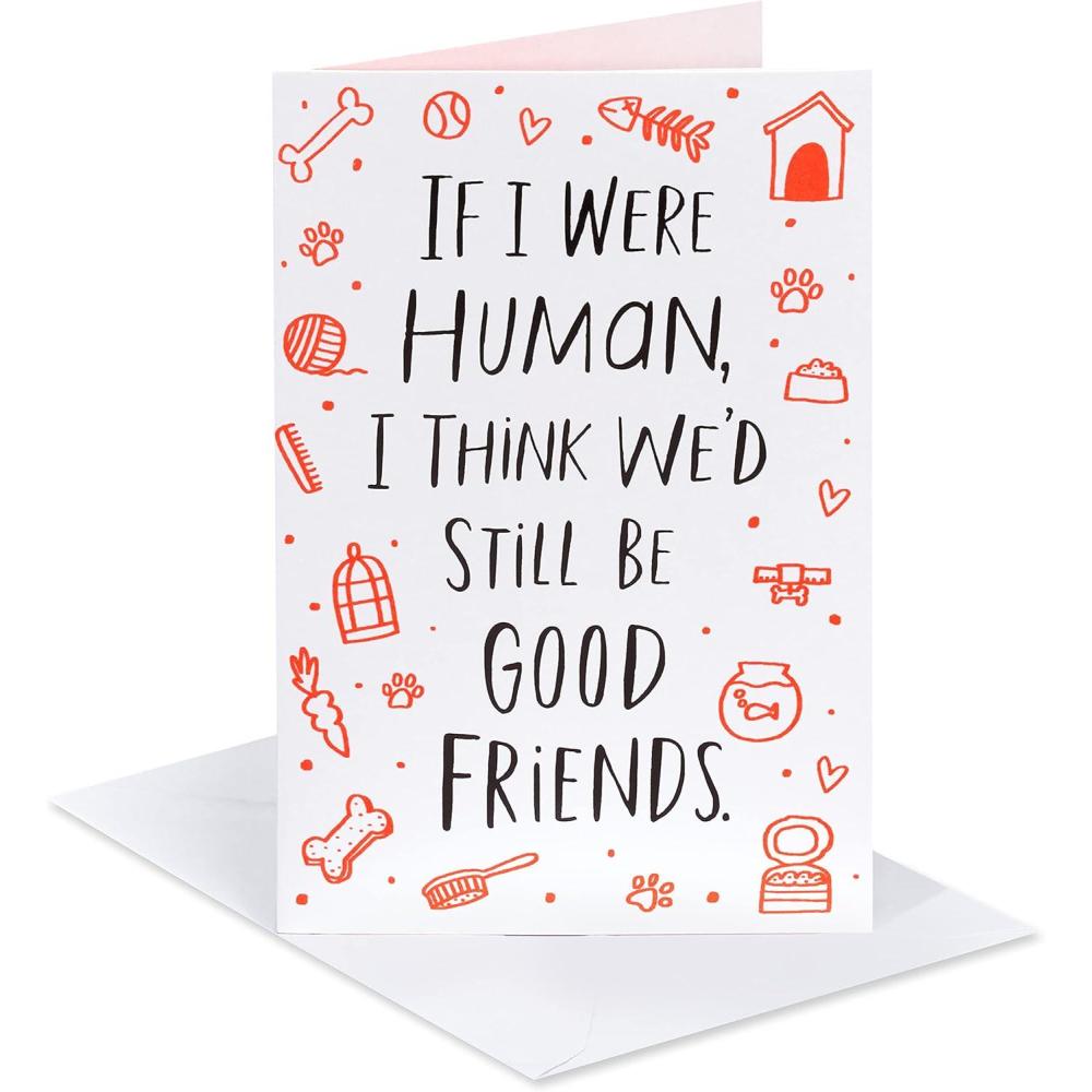 imageAmerican Greetings Funny Birthday Card from Pet Wed Still Be Good FriendsFrom Pet