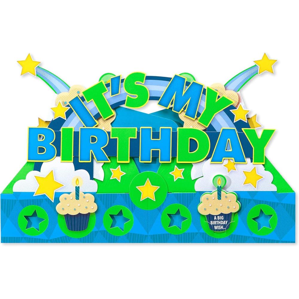 imageAmerican Greetings Wearable Birthday Crown for Girl World Is YoursIts My Birthday Party Hat