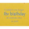 American Greetings Birthday Card (Couldn’t Ever Forget)(Couldn’t Ever Forget)