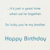American Greetings Birthday Card for Brother (Special Wishes)(Retro Room w Record Player)