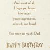 American Greetings Birthday Card for Dad (Count on You)(Inspiration and Great Example)