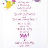 American Greetings Birthday Card for Granddaughter (All About You)(Birds with Party Hats)