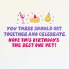 American Greetings Birthday Card for Her (Eliminates Caring)(Better w Age Lettering)