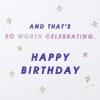 American Greetings Birthday Card for Her (So Worth Celebrating)(Candles)