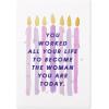 American Greetings Birthday Card for Her (So Worth Celebrating)(Candles)