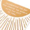 American Greetings Religious Birthday Card (Beach)(His Light Shines on You)