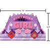American Greetings Wearable Birthday Crown for Girl (World Is Yours)(Birthday Girl Party Hat)