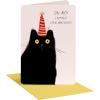 American Greetings Belated Birthday Card (I Know It’s Late)(Cat w Party Hat)