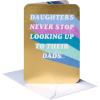 American Greetings Birthday Card for Dad from Daughter (My Hero)(Never Stop Looking Out)