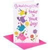 American Greetings Birthday Card for Granddaughter (All About You)(Birds with Party Hats)