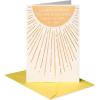 American Greetings Religious Birthday Card (Beach)(His Light Shines on You)