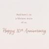 American Greetings 10 Year Anniversary Card (By Your Side)(Heart w Greenery)