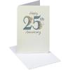 American Greetings Anniversary Card (This Day is For You)(25th Anniversary With Flowers)