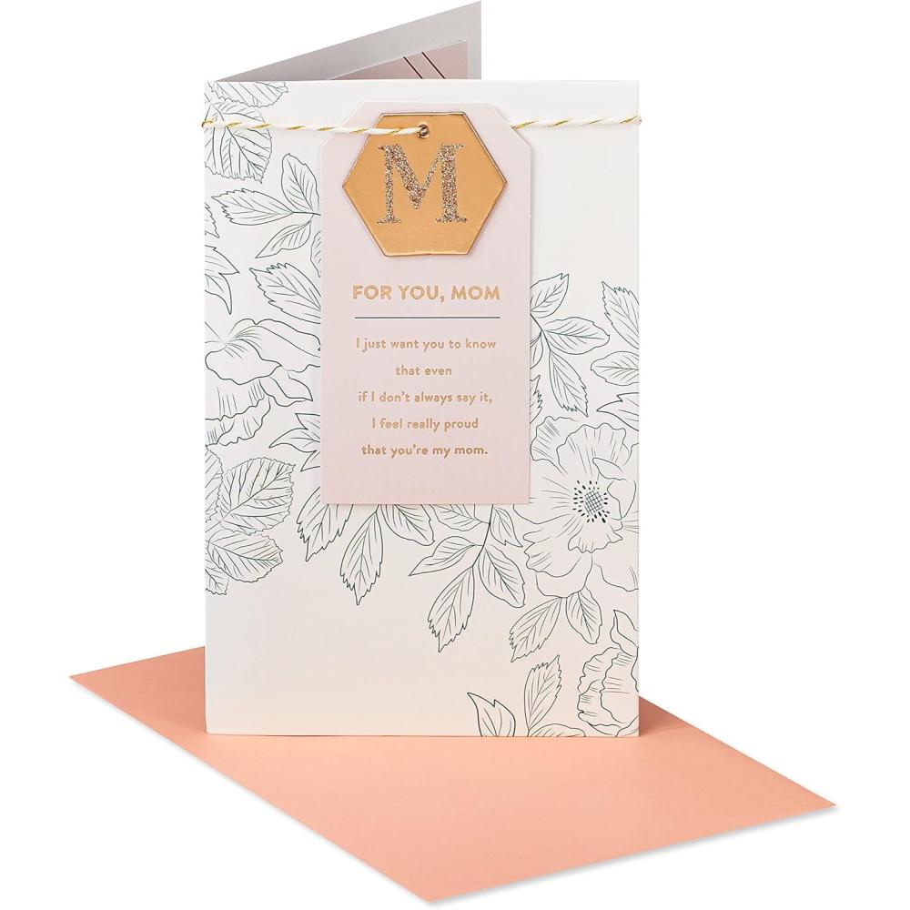 imageAmerican Greetings Mothers Day Card for Mom Everything to MeProud That Youre My Mom