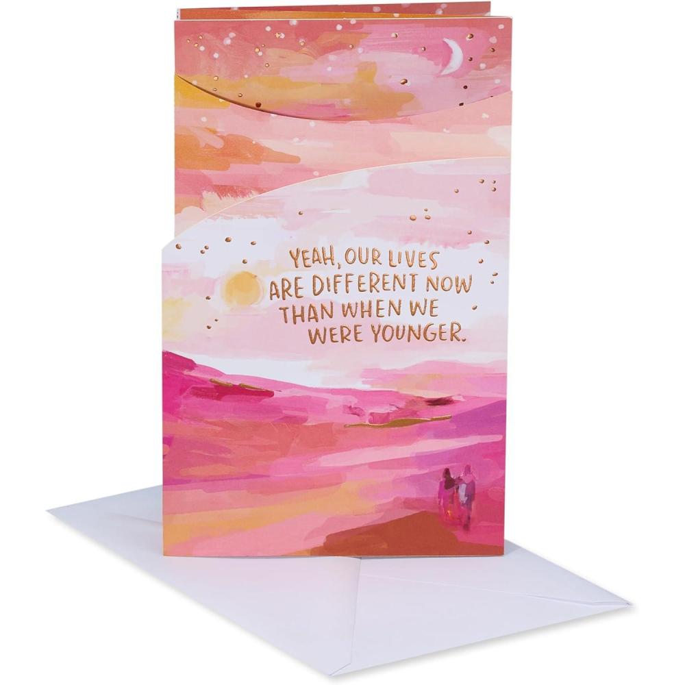 imageAmerican Greetings Mothers Day Card for Wife Never Stop Loving YouPink Sky Scene