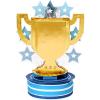 American Greetings Fathers Day Card for Dad (All-Time Hero)(Platform Base Trophy)