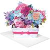 American Greetings Magic Moments Displayable Pop Up Mother’s Day Card with Envelope (Love and Joy)(Mothers Day Flowerbox)