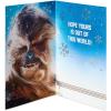 American Greetings Star Wars Christmas Card (Chewbacca with Snowflakes)(Chewbacca w Snowflakes)