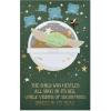 American Greetings Star Wars Christmas Card (Chewbacca with Snowflakes)(Corner of the Galaxy)