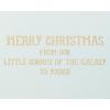 American Greetings Star Wars Christmas Card (Chewbacca with Snowflakes)(Corner of the Galaxy)