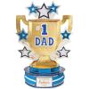 American Greetings Fathers Day Card for Dad (All-Time Hero)(Platform Base Trophy)