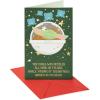 American Greetings Star Wars Christmas Card (Chewbacca with Snowflakes)(Corner of the Galaxy)