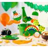 American Greetings 10″ 16-Count Lunch Bags, Green Shamrocks(Photo Booth Kit)