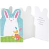 American Greetings Religious Easter Card (Day of Love and Grace)(Chick and Bunny)