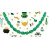 American Greetings 10″ 16-Count Lunch Bags, Green Shamrocks(Photo Booth Kit)