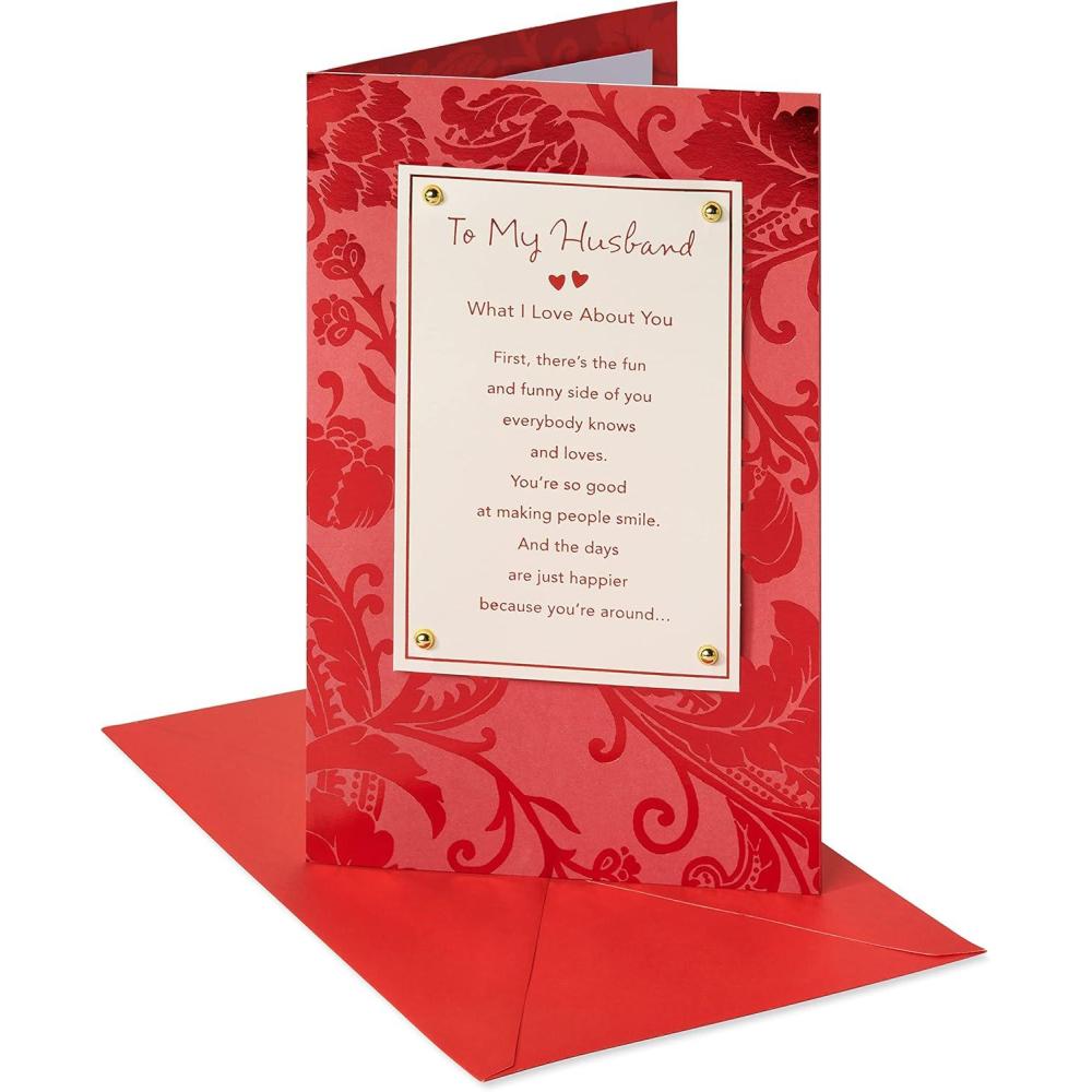 imageAmerican Greetings Valentines Day Card for Husband Grateful Every Day to Have YouAbout You