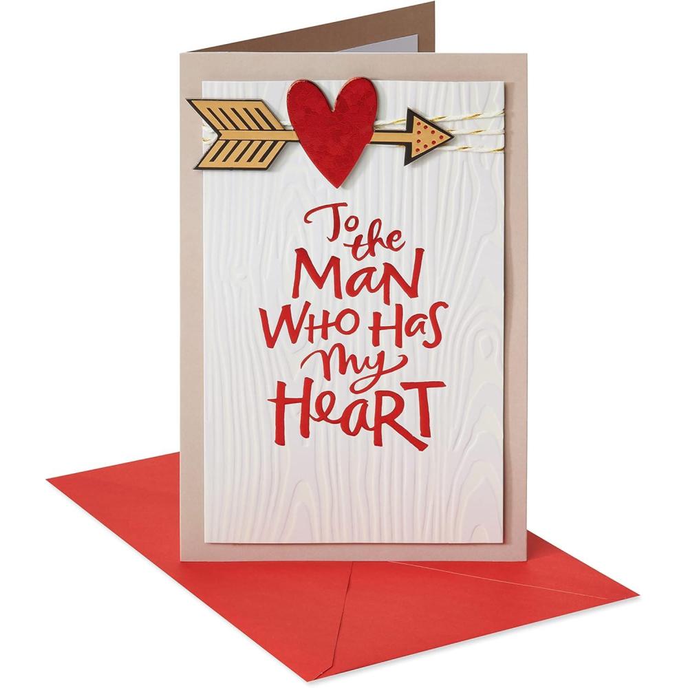 imageAmerican Greetings Valentines Day Card for Husband Grateful Every Day to Have YouMan Who Has My Heart Card
