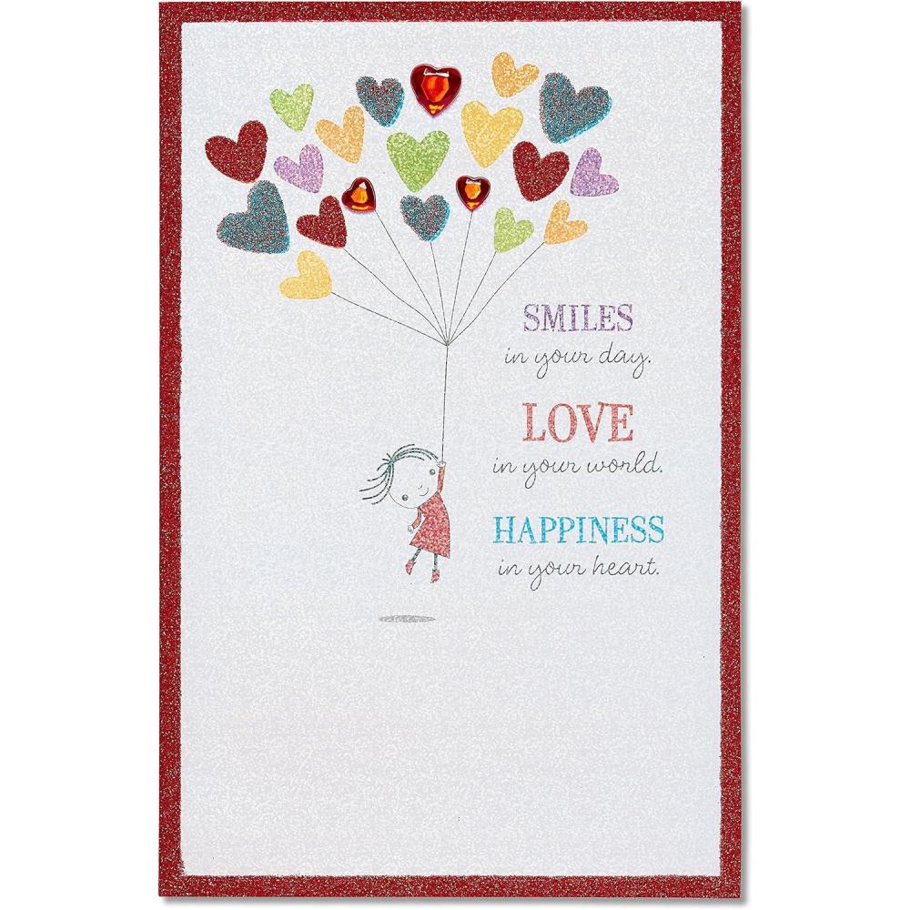 imageAmerican Greetings Valentines Day Cards Pack Just Like You 3CountAmazing You