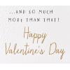 American Greetings Valentines Day Card (Your Day)(More Than That)