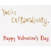 American Greetings Valentines Day Card (You’re Extraordinary)(You’re Extraordinary)