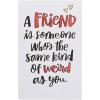 American Greetings Valentines Day Card for Friend (Thanks for Being Wonderful)(Same Kid of Weird)