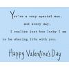 American Greetings Valentines Day Card for Husband (How Grateful I Am)(white and brown)