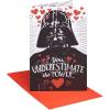 American Greetings Star Wars Valentines Day Card (The Force)(Red and Black)