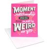 American Greetings Valentines Day Card for Husband, Wife, Boyfriend, Girlfriend or Significant Other (Escape)(To My Weirdo)