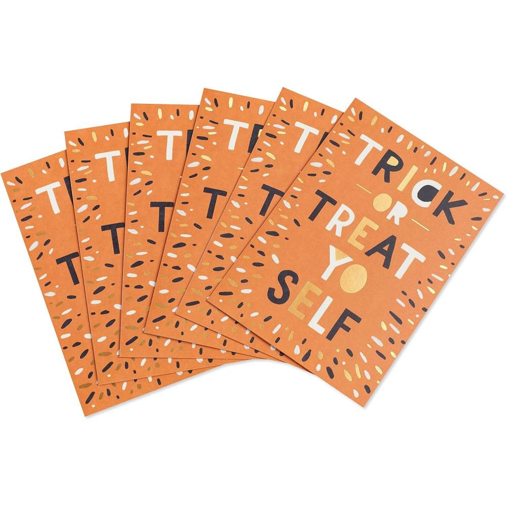 imageAmerican Greetings Halloween Cards Friendly Wish and Hope Its Spooky 2 Designs 8CountOne Sweet Halloween