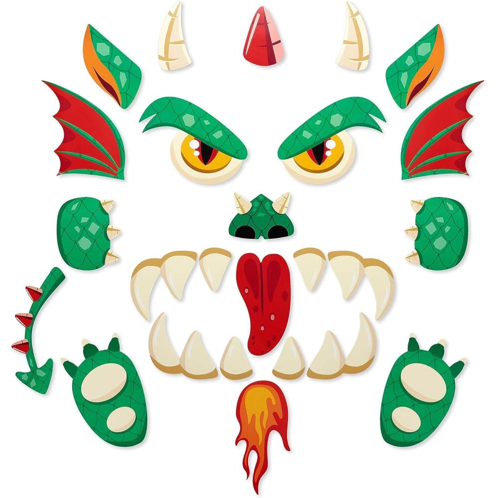 imageAmerican Greetings Halloween TrunkorTreat Car Decorations Kit Monster 25CountFall Trnk Trt Mon 25ct