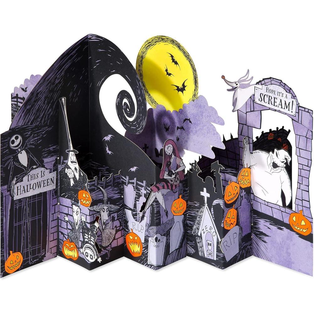 imageAmerican Greetings Hocus Pocus Pop Up Halloween Card Pure MagicNightmare Before Christmas