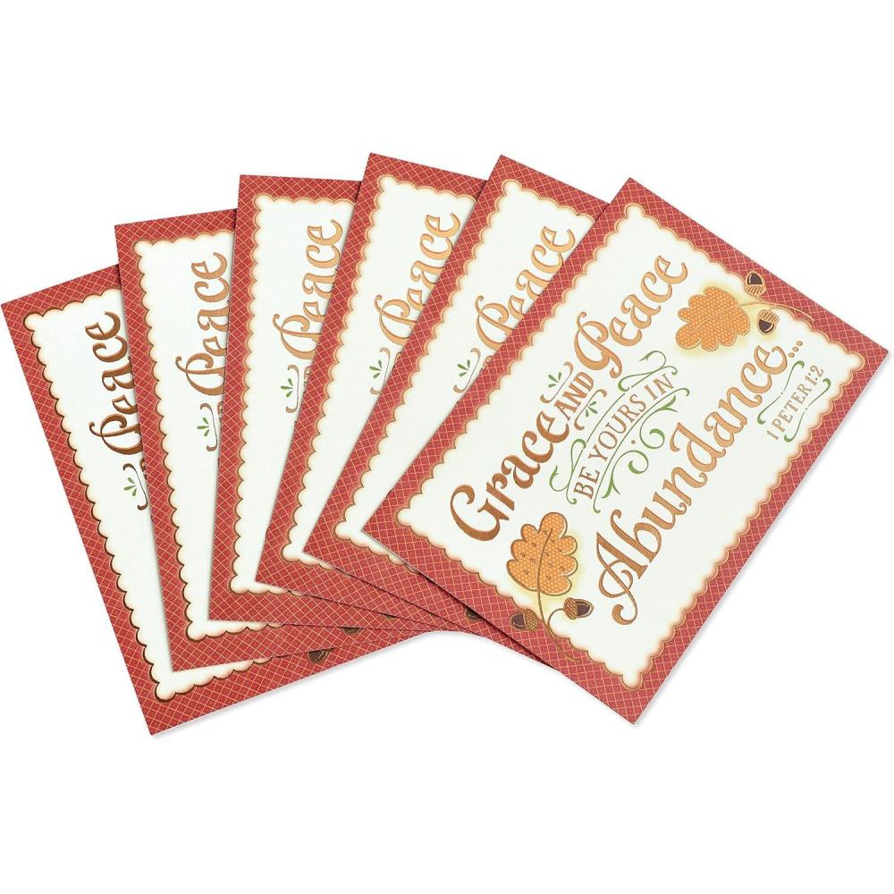 imageAmerican Greetings Thanksgiving Cards Beautiful Time 6CountBlessings In Life