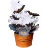 American Greetings Pop Up Halloween Card for Kids or Adults, Displayable 3D Haunted House Halloween Pop Up Card for Boo Baskets (Spooky Season)(Bats and Ghosts BOUQUET Burst)