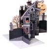 American Greetings Pop Up Halloween Card for Kids or Adults, Displayable 3D Haunted House Halloween Pop Up Card for Boo Baskets (Spooky Season)(Halloween Spirit)