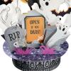 American Greetings Pop Up Halloween Card for Kids or Adults, Displayable 3D Haunted House Halloween Pop Up Card for Boo Baskets (Spooky Season)(RIP)