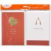 American Greetings Thanksgiving Cards, Beautiful Time (6-Count)(Turkey and Wishbone)