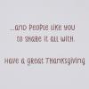 American Greetings Thanksgiving Cards, Thanks To You (6-Count)(Pumpkin Photo)