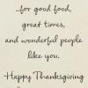 American Greetings Thanksgiving Pop Up Card (Good Food, Great Times, Wonderful People)(Good Food  Great Times  Wonderful People)